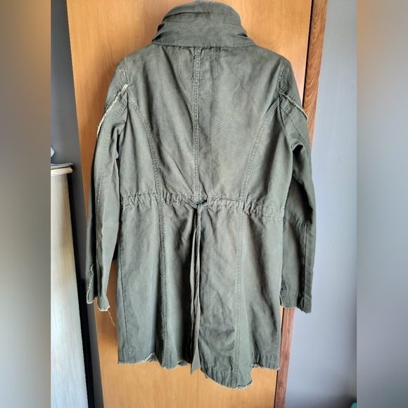 BB Dakota "Twilight Bella Swan" Y2K Grunge Distressed Military Field Jacket L - Picture 8 of 14